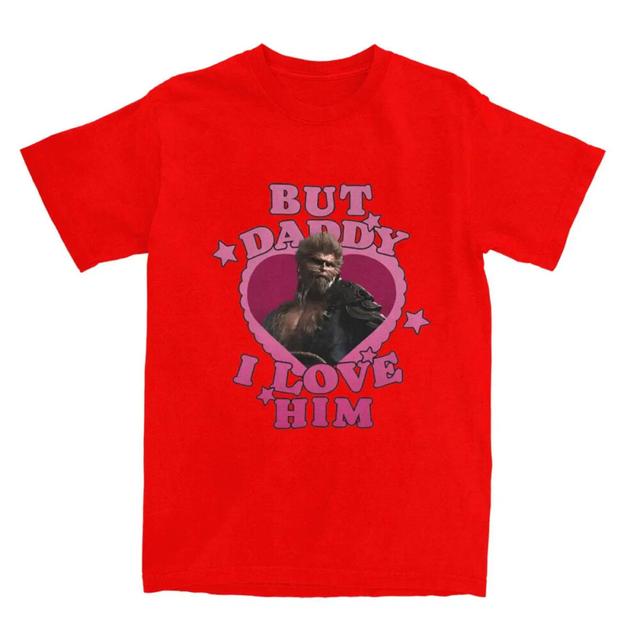 "But Daddy I Love Him" Monster Heart Red - Black Myth Wukong T-shirt