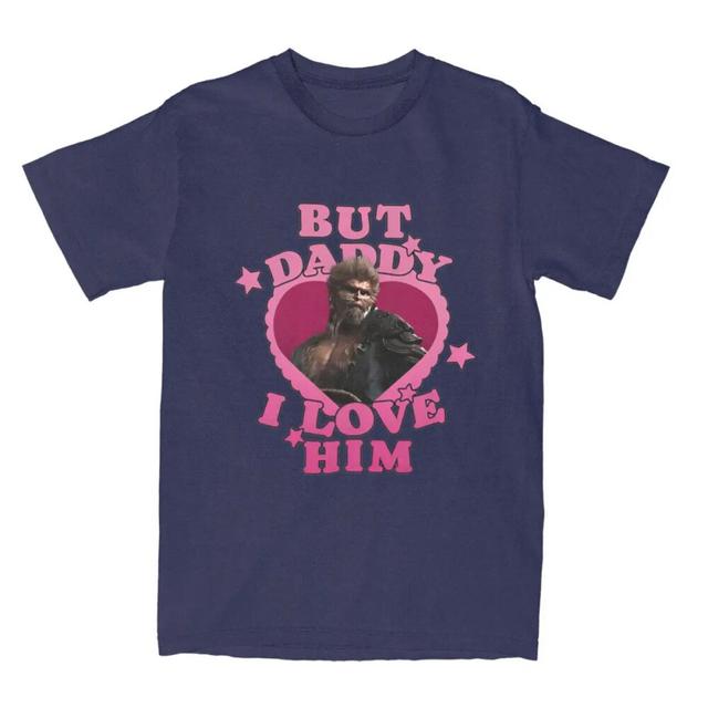 "But Daddy I Love Him" Monster Heart Navy Blue - Black Myth Wukong T-shirt