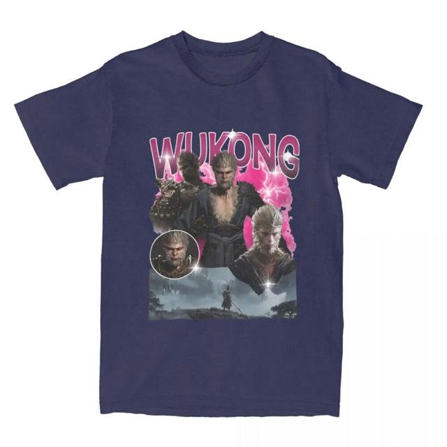 Sun Wukong Adventure Navy Blue - Black Myth : Wukong T-Shirt