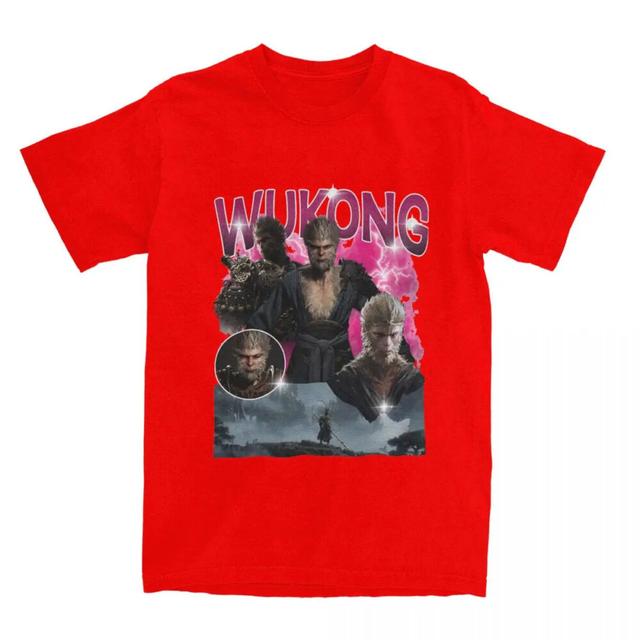 Sun Wukong Adventure Red - Black Myth : Wukong T-Shirt