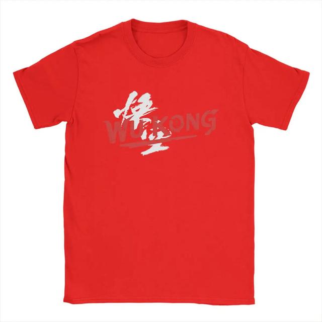 "Wukong" Dynamic Red - Black Myth Wukong T-shirt