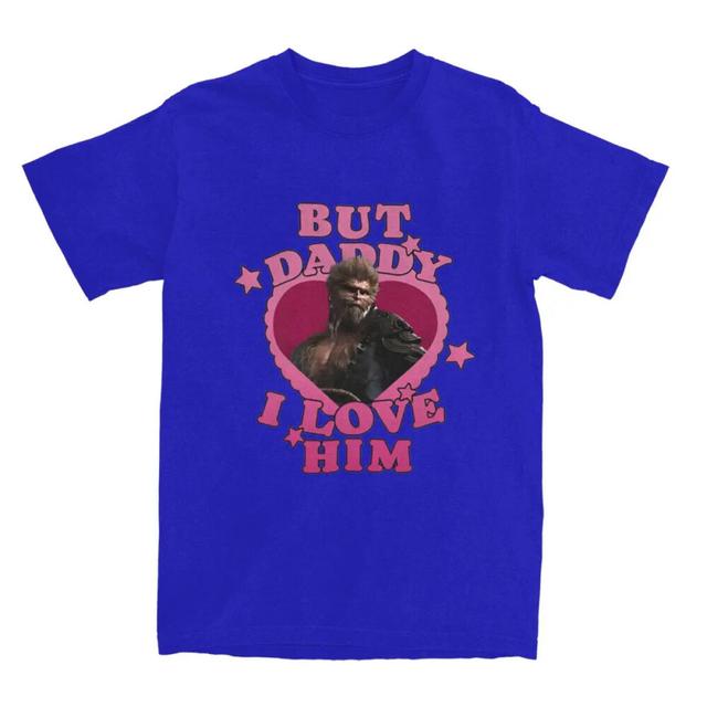 "But Daddy I Love Him" Monster Heart Blue - Black Myth Wukong T-shirt