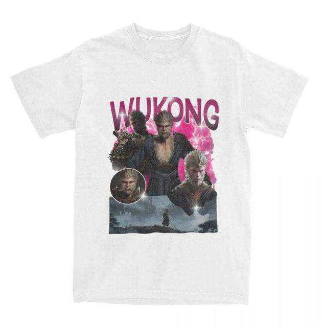 Sun Wukong Adventure White - Black Myth : Wukong T-Shirt