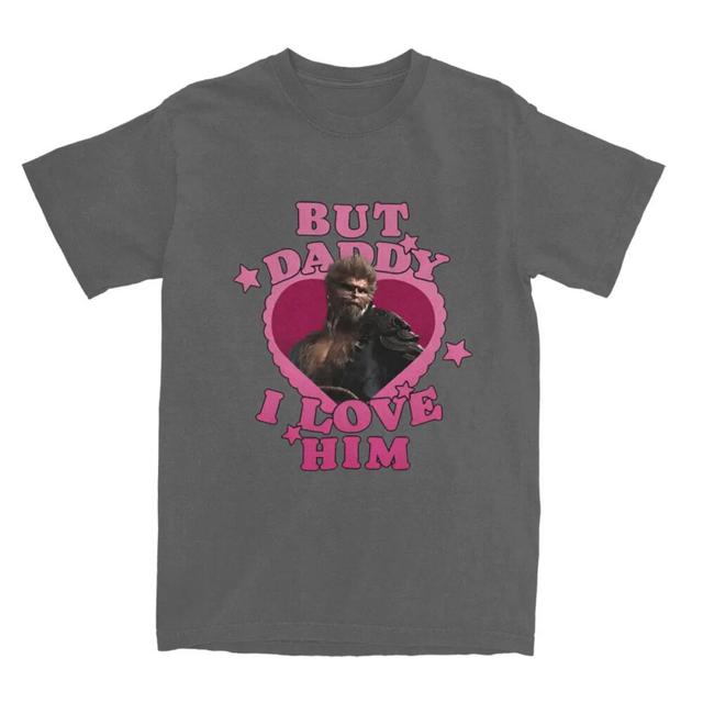 "But Daddy I Love Him" Monster Heart Dark Gray - Black Myth Wukong T-shirt